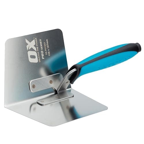 Image of OX Pro Dry Wall Internal Corner Trowel 102 X 127mm, Blue