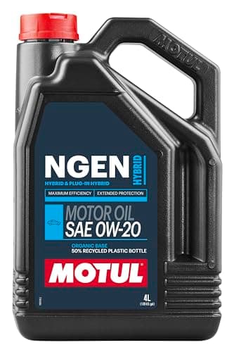Image of Motul Lubricating Oil for Hybrid Engines Ngen 0W20 4 Litres