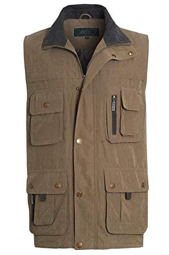 Image of shelikes Men's Gilet Safari Hiking Outdoor Waistcoat Sleeveless Jacket Coat Gilets