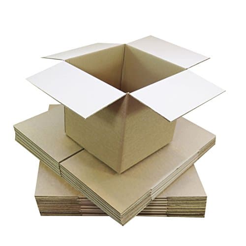 Image of Triplast 152 x 152 x 152mm Small Single Wall 6x6x6" Shipping Mailing Postal Gift Cube Cardboard Boxes (Pack of 5)
