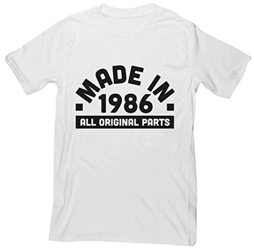Image of Hippowarehouse Made in 1986 Unisex Short Sleeve t-Shirt White