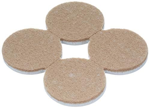 Image of Merriway® BH00052 (8 Pcs) Self Adhesive Heavy Duty Round Felt Pad, 38 mm (1.1/2 inch) x 4 mm Thick - Pack of 8 Pieces