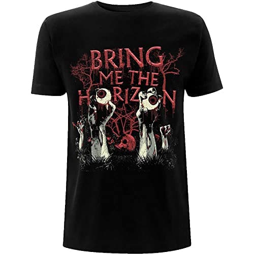 Image of Rock Off Bring Me The Horizon 'Graveyard Eyes' (Black) T-Shirt (Medium)