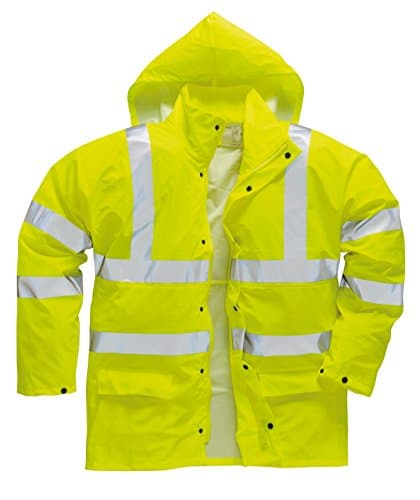 Image of Portwest S491 Waterproof Breathable Sealtex Ultra Hi-Vis Rain Jacket Yellow, Large