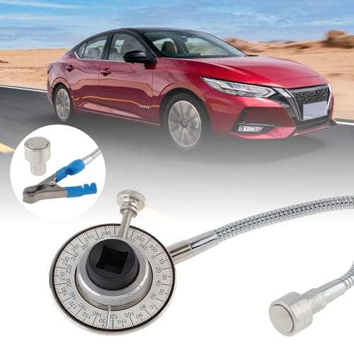 Image of Smgda Torque Angle Meter, 1/2" Drive Wrench Gauge With Flexible Clip Arm, CR-V Steel Professional Measure Tool