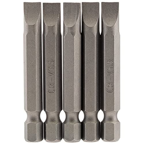 Image of Draper 64276 6.5mm 1/4" hex. Plain Slot Insert bit 50mm Long x 5