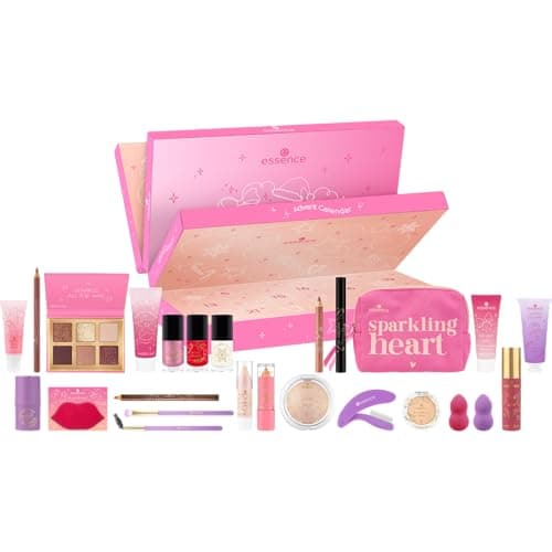 Image of Essence Make My Heart Sparkle Advent Calendar, Multicoloured, Acetone-Free, Vegan, Paraben-Free, Nanoparticle Free, Pack of 1