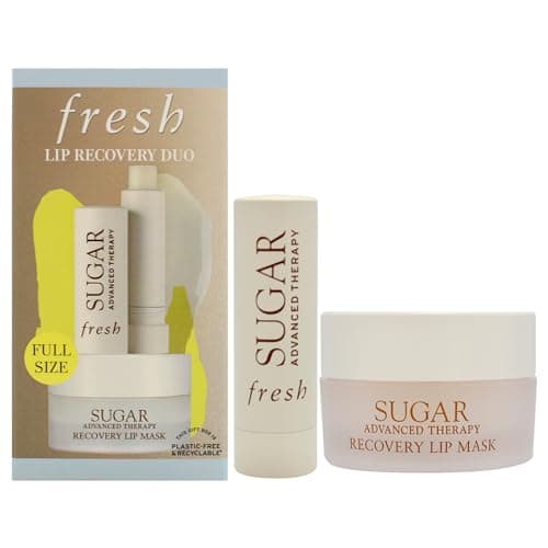 Image of Lip Recovery Duo by Fresh for Women - 2 Pc 0.07oz Sugar Advanced Therapy Lip Treatment, 0.35oz Sugar Advanced Therapy Recovery Lip Mask
