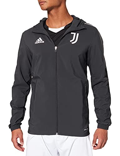 Image of adidas Men's Juventus, 2021/22 Season, Training Jacket, carbon, M UK