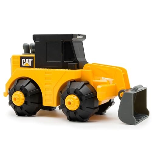 Image of CAT Construction Toys, Unstoppable Movers Front Loader, Realistic Lights & Sounds, Motion Drive Technology, Working Features, and Interactive Play for Ages 3+