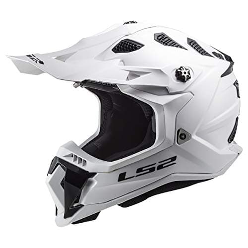 Image of LS2 Helmets MX-Off Road Subverter Evo Helmet (Gloss White - Medium)