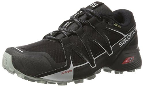 Image of Salomon Men's Speedcross Vario 2 GTX Trail Running Shoes, Phantom 47 Black 47 Monument, 12.5 UK