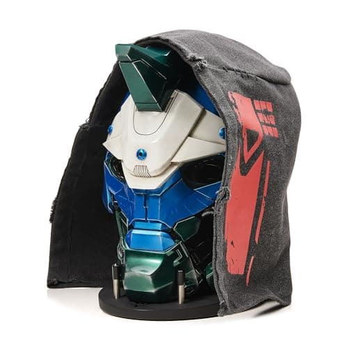 Image of Numskull Official Destiny 2 Cayde-6 Wearable Cosplay Helmet – Premium Collector’s Mask with Display Stand and Removable Hood – Official Destiny 2 Lightfall Merchandise