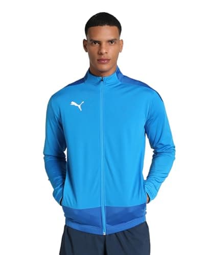 Image of PUMA Men's Teamgoal 23 Training Track Jacket, Electric Blue Lemonade-Team Power Blue, M UK