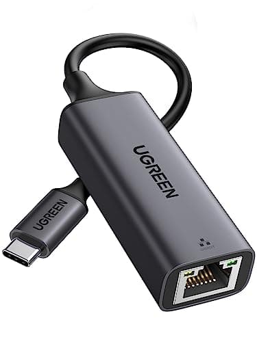 Image of UGREEN USB C to Ethernet Adapter Thunderbolt 3 1000Mbps Wired LAN Converter Compatible with iPhone 17/16/15/Plus/Pro Max, Galaxy S24, PC, MacBook Air, iPad