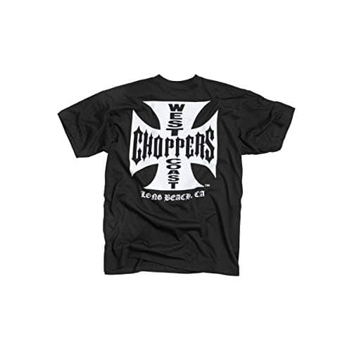 Image of West Coast Choppers Men T-Shirt OG Classic, Color:Black/White, Size:3XL