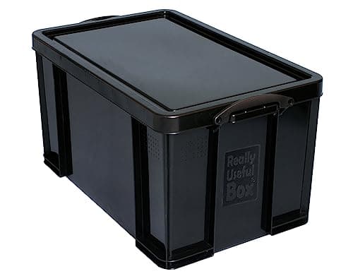 Image of Really Useful Storage Box 84 Litre Solid Black
