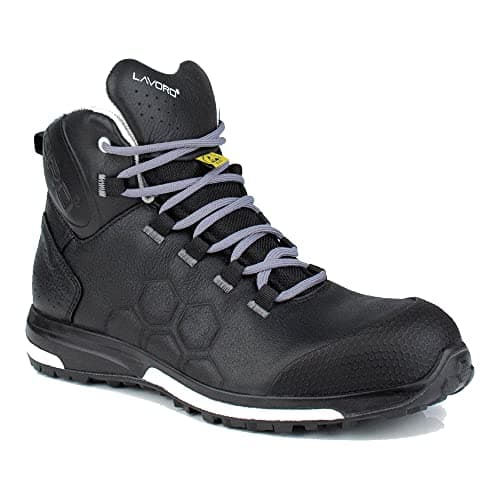 Image of Lavoro 1204.00 TT Range Vader Men Metal Free Shoe, ESD, CE, S3, HRO, SRC, Black, 2.5 Size