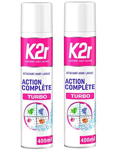 Image of K2r - pre-wash stain remover - 400 ml aerosol - pack of 2