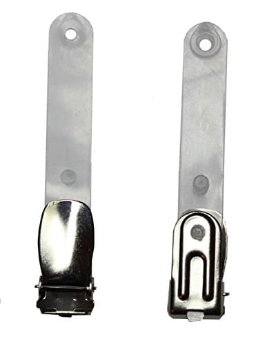 Image of Customcard ltd Crocodile Style Badge Clip for ID Badge and Pocket (Pack of 10)