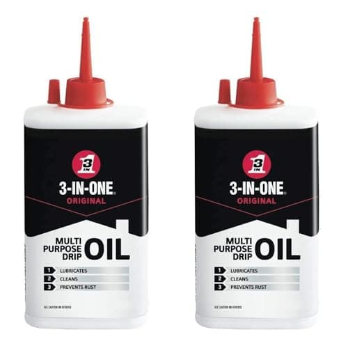 Image of 3 in 1 Multi-purpose 2 x Drip Oil Can 100ml Lubricant Drip Spout Precision Drip Application Ideal for Cleans, Lubricates, Prevents Rust and Stops Squeaks, Home & Office, Tools
