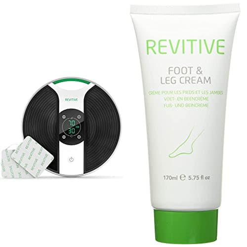 Image of Revitive Medic Knee Circulation Booster, achy-Feeling Legs & reducing Swollen feet & Ankles During use - Drug-Free Relief from Persistent Knee & Leg Problems & Revitive Foot and Leg Cream