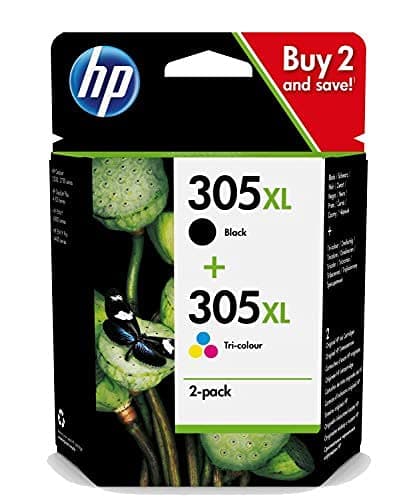 Image of HP 6ZA94AE 305XL High Yield Black Tri-Colour Original Ink Cartridge Set