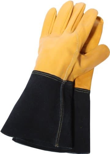 Image of Town & Country 0 Town Country TGL109M Deluxe Premium Leather Gauntlet Ladies Gloves, 0, M Pack of 2 UK
