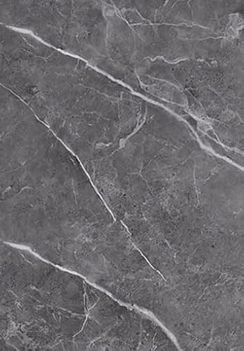 Image of Shower Panel 1000mm Wide x 2.4m Wet Wall Bathroom Cladding PVC 10mm Thick (Grey Marble Gloss 1m)