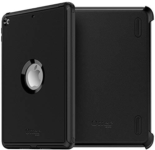 Image of OtterBox Defender Series Case for iPad 9.7 Inch 5th (2017) and 6th (2018) Gen - Non-Retail Packaging - Black