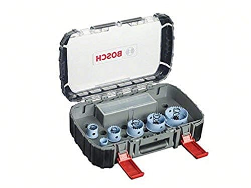 Image of Bosch Professional 9 pcs. Hole Saw Special for Sheet Metal Set (for electricians, Ø 20-64 mm, Accessory Drill)