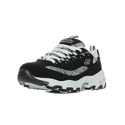 Image of Skechers Women's DLites Interlude Trainers, Black Multi, 7 UK