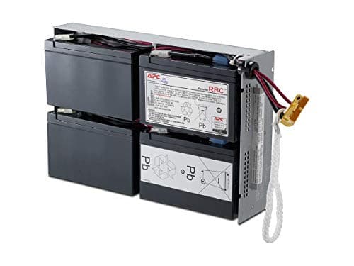 Image of APC RBC24 Replacement Battery Cartridge #24 *** Upgrade to a new UPS with TradeUPS and receive discount don't take the risk with a battery failure *** - (Power > UPS & Surge Protection)