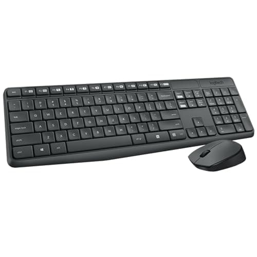 Image of Logitech 920-008024 MK235 WIRELESS KEYBOARD/MOUSE GREY-BGR-2.4GHZ-INTNL - (Mice & Pointing Devices > Mouse)