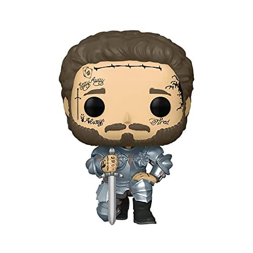 Image of Funko POP! Rocks: Knight Post Malone Collectible Toy - Collectable Vinyl Figure - Gift Idea - Official Merchandise - Toys for Kids & Adults - Music Fans - Model Figure for Collectors and Display