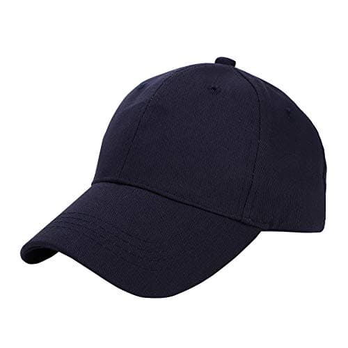 Image of IBLUELOVER Kids Baseball Cap Solid Colour Breathable Snapback Cap Casquette Summer Sun Protection Baseball Hat Lightweight Adjustable Sunblock Hat Travel Sport Peaked Cap for Boys Girls 4-8 Years Old