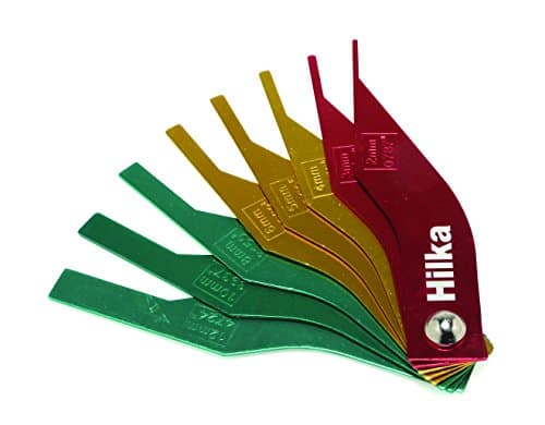 Image of Hilka 12700108 Brake Pad Thickness Gauge, Set of 8