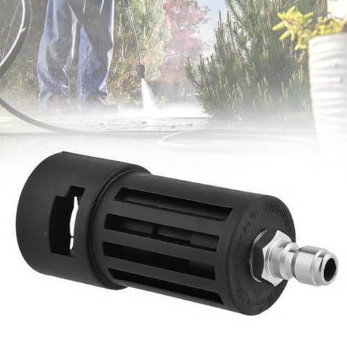 Image of Pressure Washer Adapter 1/4'' Quick Connect,Karcher Quick Release Adapter,Compatible with Karcher K2-K7 Series, Converts Female T-Clip to Quick Release, High Pressure Hose & Gun Connector Replacement