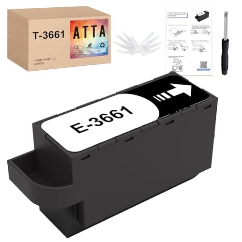 Image of ATTA T3661 Maintenance Box, maintenance box t3661 Work with XP-6100 XP-6105 XP-970 XP-8600 XP-8700 XP-8505 XP-8605 XP-15000 XP-6000 XP-6001 XP-6005-1 Pack