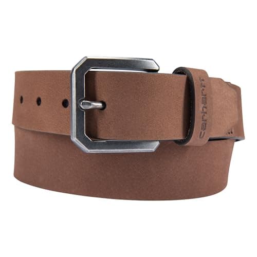 Image of Carhartt Men's Legacy Leather Belt, Brown, 42