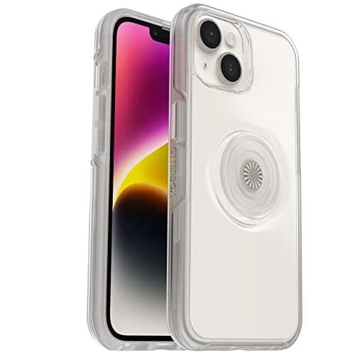 Image of OtterBox OTTER + POP SYMMETRY CLEAR SERIES for iPhone 14 & iPhone 13 - CLEAR