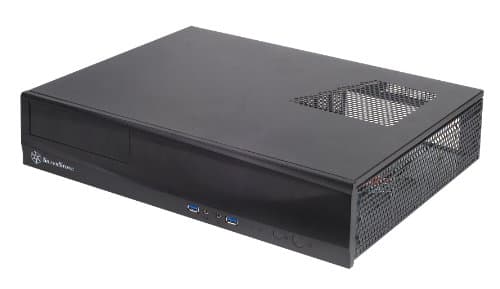 Image of SilverStone SST-ML03B - Milo Slim HTPC Micro ATX Silent Computer Case, black
