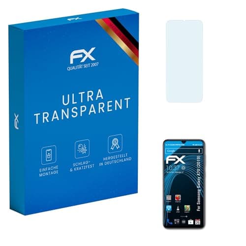 Image of atFoliX Screen Protection Film compatible with Samsung Galaxy A70 (2019) Screen Protector, ultra-clear FX Protective Film (3X)