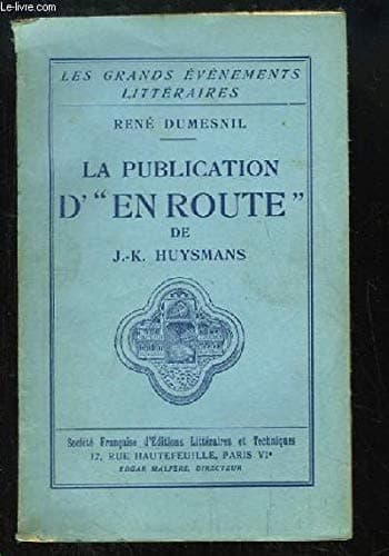 Image of La Publication d' "En Route" de J.-K. Huysmans.