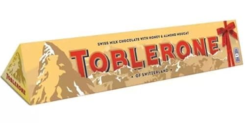 Image of Toblerone Swiss Milk Chocolate - 750g Big Bar | 30 Portions, 25g Each Iconic Triangle | Honey & Almond Nougat Bar - Creamy and Delicious Gift Hamper, Christmas,Birthday,Easter Gift Sold By Swiss+