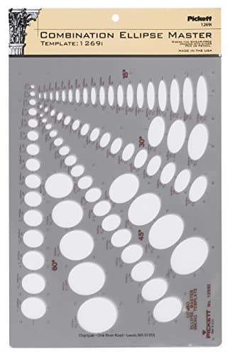 Image of Pickett Combination Sizes and Degree Projections, Ellipse Master Template