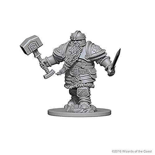Image of D&D Nolzur's Marvelous Unpainted Miniatures (W1) Dwarf Male Fighter