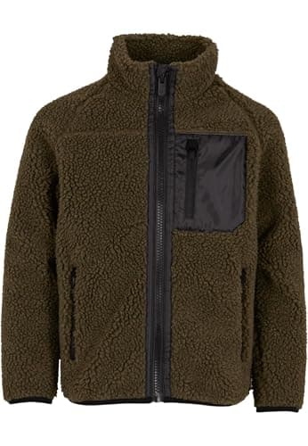 Image of Brandit Boy's Kids Teddyfleece Jacket 15y Limited Edition Pullover Sweater, Green, 122