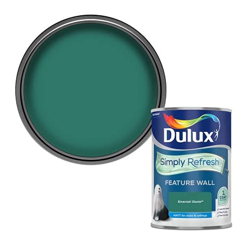 Image of Dulux Simply Refresh Feature Wall Matt Emulsion Paint - Emerald Glade - 1.25L (Pack of 1), 5569249