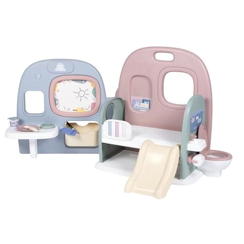 Image of Smoby - Baby Care - Nursery - For Dolls Up To 42 Cms - Numerous Accessories - Play Functions - Recycled Material - From 3 Years Old - Made in France